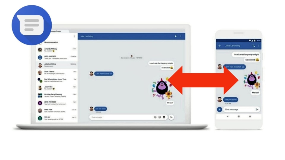 Google Messages nově i na počítači.